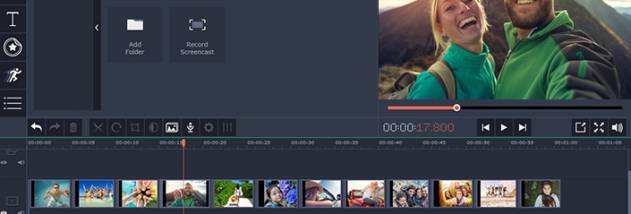 Movavi Video Editor Plus screenshot