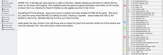 Movie Outline screenshot