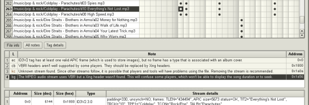 MP3 Diags screenshot