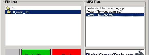 MP3 Tag Editor screenshot