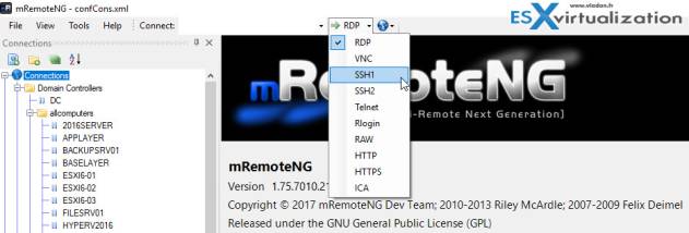 mRemoteNG Portable screenshot