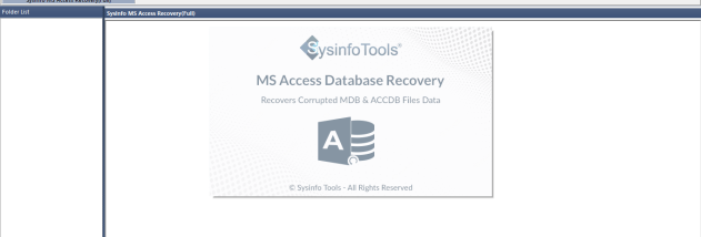 MS Access Recovery Tool screenshot