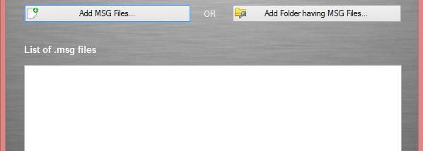 MSG to VCF Converter screenshot