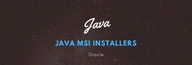 MSI Installers for Java screenshot