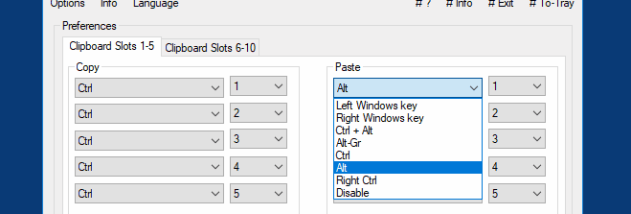 MultiClipBoardSlots screenshot