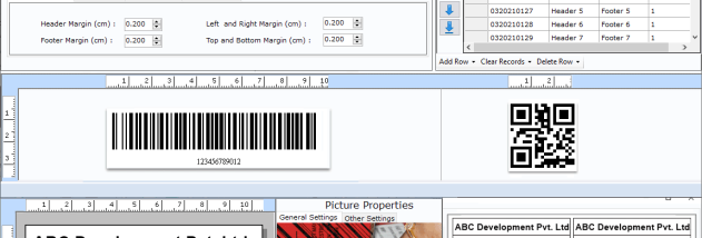 Multiple Barcode Label Maker Software screenshot