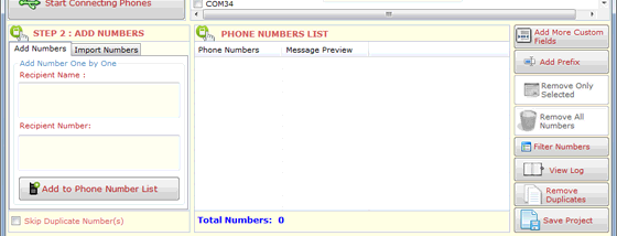 Multiple Phone Bulk Sms Sender screenshot