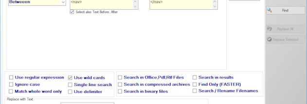 Multiple Search and Replace screenshot