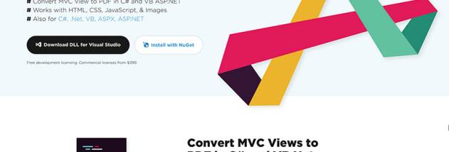 MVC to PDF Converter screenshot