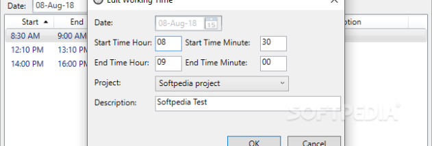 Myna Time Tracker screenshot