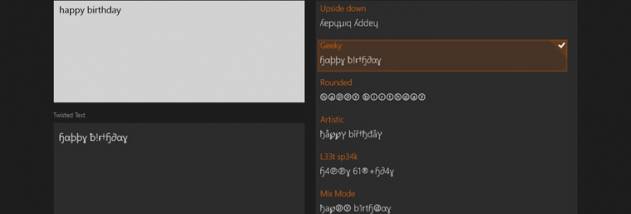 MyTextTwister screenshot