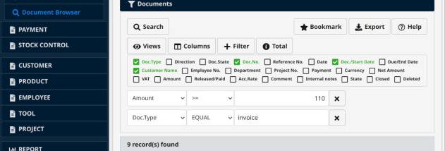 Nervatura screenshot