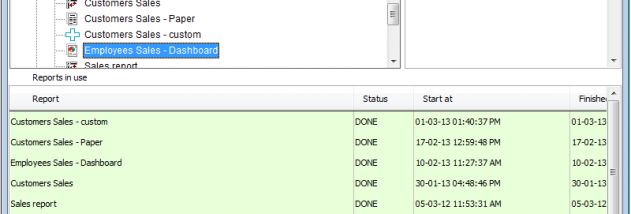 NET Reports screenshot