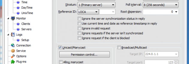 Net Time Server & Client screenshot