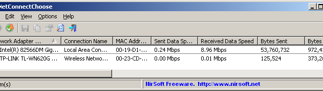 NetConnectChoose screenshot