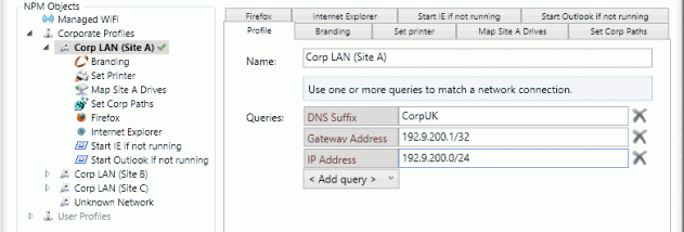 Network Profile Manager 2014 Pro screenshot