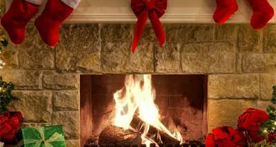 New Year Fireplace Screensaver screenshot