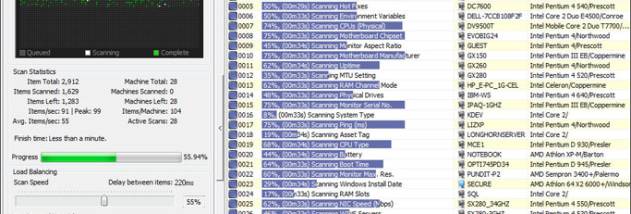NEWT Professional Network Inventory screenshot