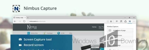Nimbus Screen Capture screenshot