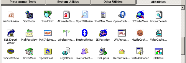 NirLauncher screenshot