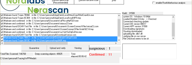 Noralabs Norascan screenshot