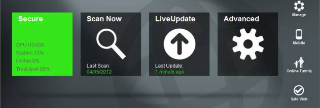 Norton Internet Security screenshot