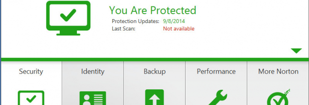 Norton Security with Backup screenshot