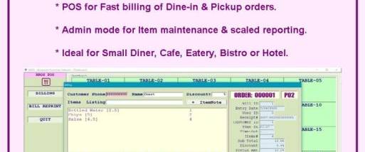 NRos Restaurant POS Billing Software screenshot