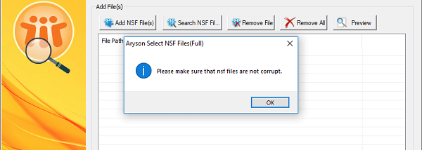 NSF File Viewer screenshot