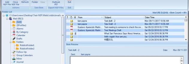 Shoviv Lotus Notes to Outlook Converter screenshot