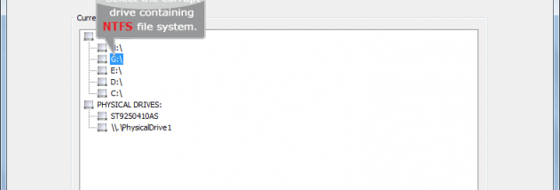 NTFS Recovery screenshot
