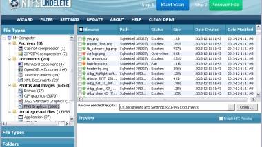 NTFS Undelete screenshot