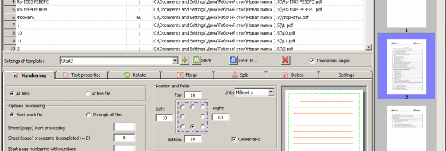 NumberPDF screenshot