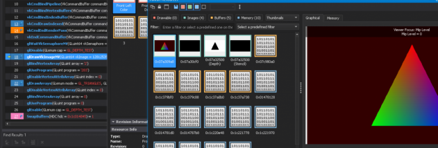 NVIDIA Nsight screenshot
