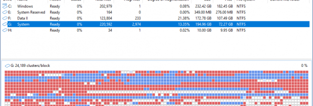 O&O Defrag Pro screenshot