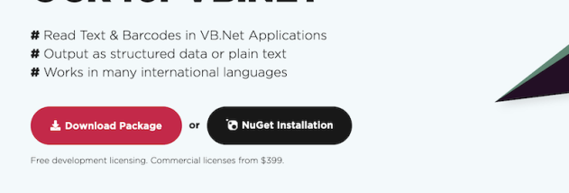 OCR for VB.NET screenshot