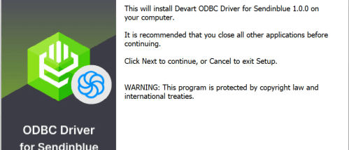 Sendinblue ODBC Driver by Devart screenshot