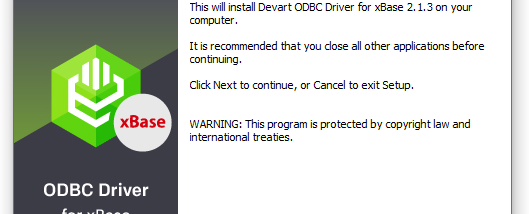 xBase ODBC Driver by Devart screenshot