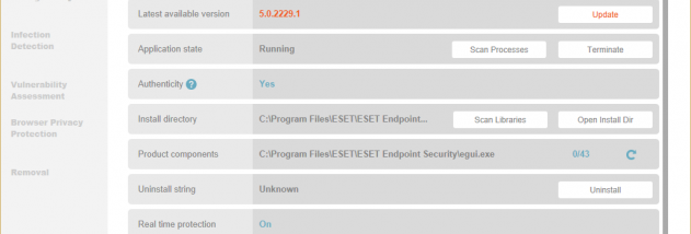 OESIS Endpoint Assessment Tool screenshot