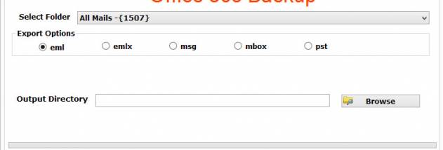 Office 365 Backup Pro screenshot