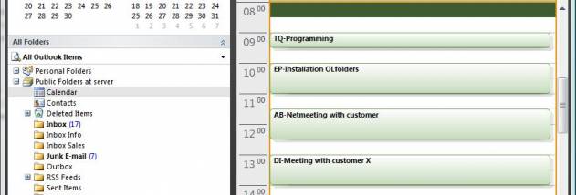 OLfolders PE screenshot