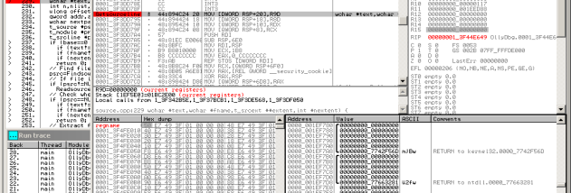 OllyDbg screenshot