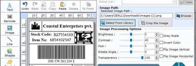 Online Barcode Generator Tool screenshot