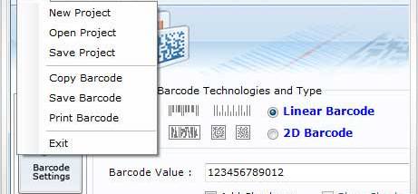 Online Barcode Label Creator screenshot