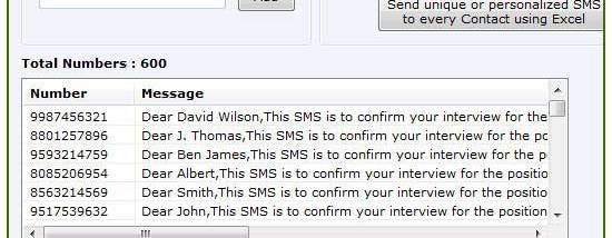 Online Bulk SMS screenshot