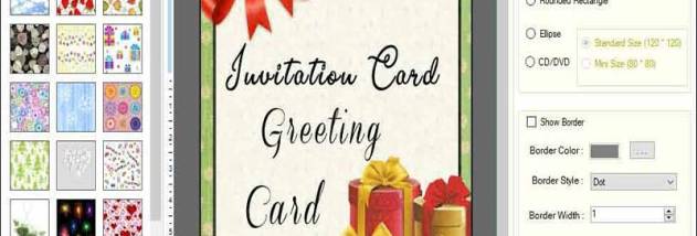 Greeting Card Maker Application screenshot