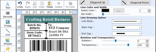 Online Retail Barcode Maker Software screenshot