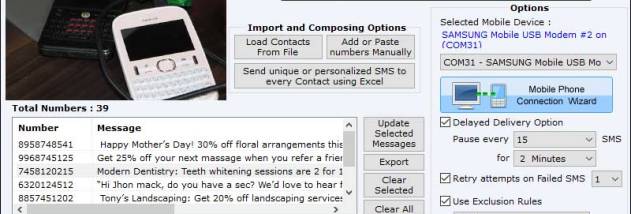 Online SMS GSM Software screenshot