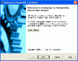 OraDump-to-PostgreSQL screenshot