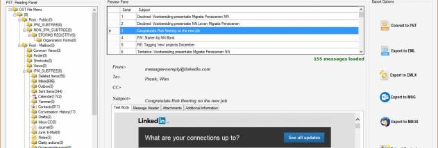 OST File Exporter screenshot